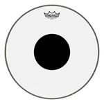 Remo CS0315-10 Clear Controlled Sound Drum Head - 15-Inch - Black Dot on Top