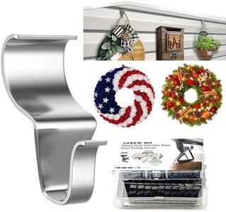 Heavy Duty Vinyl Siding Hooks for Hanging,Outdoor Hooks for Walls no Damage Siding Clips S Hooks Front Door Wreath Hanger, Hanging Hooks for Flags,Lights,Christmas Decorations,Porch Decor (20Pcs)