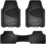 Armor All 78843 3-Piece Black Full Coverage Rubber Floor Mat