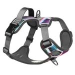 Embark Urban Dog Harness, No Pull Dog Harness with 2 Leash Clips, Dog Harness for Medium Dogs anti pull dog harness Front & Back with Control Handle, Adjustable, Soft & Padded |Puppy Harness|