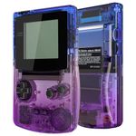 IPS Ready Upgraded eXtremeRate Gradient Translucent Bluebell Replacement Shell Full Housing Cover Buttons for Gameboy Color – Fit for OSD IPS & Regular IPS & Standard LCD –Console & IPS Screen Without