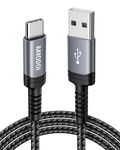 RAVODOI USB C Charger Cable 1M 3A Type C Cable Fast Charging, USB to USB C Cable Fast Charge Phone Lead Nylon Braided for iphone 15 Pro Max, Samsung Galaxy S24 S23 S22 S21 S20 Plus Ultra FE 5G, Pixel