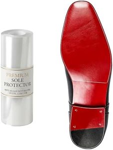 GQTJP 40 in Clear Sole Protector for High Heel Shoes, Anti-Slip Shoe Sole Guard, Transparent Sole Protector for Red Bottom Heels (5 in x 40 in)