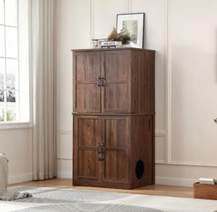 Forest Gravity Extra Large Tall Litter Box Cabinet for Automatic Litter Box