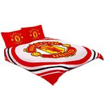 Manchester United FC Duvet Cover Pillowcase Bedding Set Double Reversible 'Pulse'