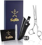 Fengliren High-end Professional Extremely Very Sharp Barber Hair Cutting Scissors Hairdresser Shears For Hair 6 Inch Haircut Scissor Made Of 440C Stainless Steel For Hairdressing Salon and Home Use