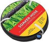 Soaker Hose 50 FT for Garden, 1/2 inch Soaker Hose 25 FT, Heavy Duty Soaker Hoses 50 FT 75 FT 100 FT Drip Hose Save 70% Water Garden Hose for Lawn, Garden(50 FT)