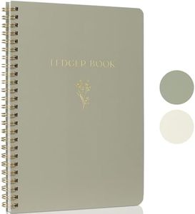 Easy to Use Accounting Ledger Book - The Perfect Expense Tracker Notebook for Your Small Business - Beautiful Personal Finance Checkbook, Income and Expense Log Book