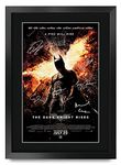 HWC Trading A3 FR The Dark Knight Rises Christian Bale Gifts Printed Poster Signed Autograph Picture for Movie Memorabilia Fans - A3 Framed