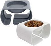 Kitty City Raised Cat Food Bowl Collection_Stress Free Pet Feeder and Waterer