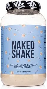 Naked Shake - Vanilla Protein Powder - Plant Based Protein Shake from US & Canadian Farms with MCT Oil, Gluten-Free, Soy-Free, No GMOs or Artificial Sweeteners - 30 Servings (Vanilla)