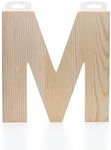 Hampton Art Wood Letter Chunky 8" M, Wooden Letters, Wood Letters, Wooden Letters Wall Decor, Large Letters 8 Inch, Small for Crafts