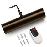 Concept Lighting 103L Cordless LED Picture Light, 11.5-Inch, Black
