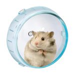 4.7 Inch Quiet Hamster Exercise Wheel, 12cm Silent Spinner for Small Animals (Blue)