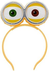 Nicky Bigs Novelties Light Up Eyeball Headband Flashing Alien Goggles Headwear Halloween Accessory