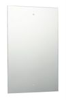 Waterstone ® Frameless Bathroom Mirror with Pre-Drilled Holes and Wall Hanging Fittings (45 x 30cm)