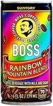 BOSS Coffee by Suntory – Rainbow Mountain Blend Japanese Flash Brew Coffee, 6oz 12 Pack, Imported from Japan, Espresso Doubleshot, Ready to Drink, Contains Milk, No Gluten