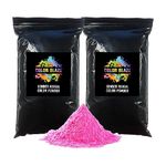 Color Blaze Black-Out Baby Gender Reveal Powder - 2lbs Pink Colored Powder for Girl, Perfect for Car, Motorcycle Burnout, Toss, Photoshoot, Reveal Party & Festival - Pack of 2 Bags with 1 lb - Pink