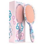 Framar Flowers Wet Detangler Brush ââ‚¬â€œ Brushes for Hair, Wet Dry Brush, Hair Detangler Brushes, Hairbrush for Women, Curly Hair Brush Detangler, Tangle Brush, Kids Brushes for Hair, Kids Hair Brush