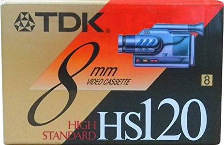 TDK HS120 8mm High Standard Video Cassette Tape