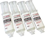 (Pack of 4) Megabond 25ml Clear 5 Minute Rapid Cure Epoxy Resin Adhesive Glue Syringe