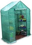 Greenlife 2 Tier Walk-in Greenhouse with PE Cover - 1950 x 1430 x 730mm