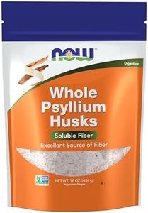 NOW Foods Supplements, Whole Psyllium Husks, Non-GMO Project Verified, Soluble Fiber, 16-Ounce