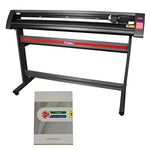 PixMax Vinyl Cutter Plotter Extra Large 59 inch Optical Eye Laser Guiding Business Sign Sticker Cutting Making & Flexi Starter Software