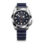 Victorinox Men’s Watch Dive Pro Automatic Ø 43 mm, Swiss Made, Automatic, Water-Resistant up to 300 m, Sapphire Glass, Rubber Strap, Blue