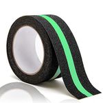 IKTU ® Non-Slip Traction Tapes Waterproof Luminous Anti Slip Grip Tape Glow in The Dark Tread Tape for Indoor Stair Slippery Surfaces with Radium (50mm x 10meter)