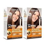 Kativa Keratin And Argan Oil Brazilian Straightening Kit Pack 2x150 ml