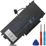 Tcudol K5XWW Laptop Battery for Dell Latitude 5289 7389 7390 2-in-1, Latitude E5289 L3180 Series, Fits P29S P29S001 P29S002 71TG4 725KY 451-BBZC 6CYH6 N18GG 7.6V 60Wh