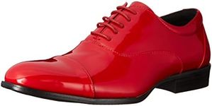 STACY ADAMS Men's, Gala Oxford, Red Patent, 9