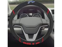 FANMATS 21362 Black Universal 15" Diameter Steering Wheel Cover