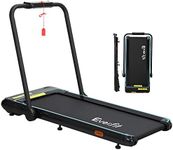 Everfit Walking Pad Under Desk Treadmill Electric Treadmills with 420mm Running Belt, Fully Folding Foldable Machine Exercise & Fitness Equipment, with up to 12km/h Speed for Home Gym Cardio Training