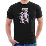 Yu Gi Oh Kaiba Profile Men's T-Shirt Black