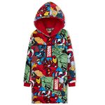 Marvel Oversized Hoodie Blanket for Men and Teenagers Avengers Black Panther Captain America Iron Man - Gifts for Men (Multi)