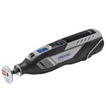 Dremel 8250 12V Cordless Rotary Tool 5,000-30,000 RPM Brushless Multifunctional Tool Set with Dremel Box, 65 Accessories, 5 Attachments and Attachments, 2 Batteries + Charger for Grinding, Milling