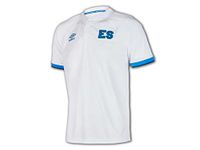 Umbro El Salvador Men's Away Soccer Jersey 2021-2022 (as1, Alpha, s, Regular, Regular, Small) White