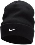 NIKE FB6527-010 U NK Peak Beanie SC MTSWSH L Hat Unisex Adult Black/Metallic Silver Size 1SIZE