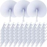 200 Pieces Wedding Fans Folding Pap