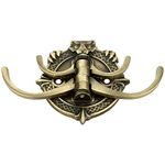 FAST CH06 Lion Brass Antique Door Hook, Wall Hooks, Bathroom Hook for Hanging Hang All Type Clothes and Towel Hanger