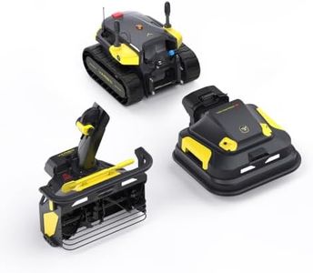 YARBO Robot Lawn Mower Pro and Snow Blower with Modular Design, Auto-Recharging, AI Multi-Zone Mapping & RTK GPS for Navigation