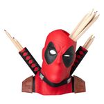 Grupo Erik Marvel Deadpool Pen Holder | Pen Holder For Desk, Pen Pot, Pencil Pot, Pencil Holder | Desk Organiser, Desk Accessories | Deadpool Figure, Deadpool & Wolverine, Deadpool Gifts, Marvel Gifts