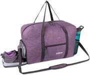 sportsnew Sports Gym Bag with Shoes Compartment and Wet Pocket, Travel Duffel Bag for Men and Women, 38L Weekender Overnight Bag Lightweight, Purple