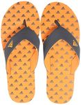 Adidas Mens Adihaute M GREY SIX(ABZU)/ORANGE RUSH(AECX) Slides - 6 UK (GA1010)