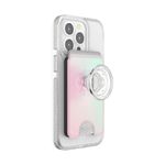 Phone Wallet with Expanding Grip Phone Card Holder Wireless Charging Compatible Wallet Compatible with MagSafe - Mermaid Pink