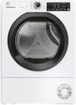 Hoover H-DRY 350 Freestanding Heat Pump Inverter Tumble Dryer, 9 Kg, Class A+++, Wi-Fi & Bluetooth, Four Drying Levels, Aquavision & Advanced Care, White, 59.6x60.4x85 cm - HRE H9A3TBE-80/N