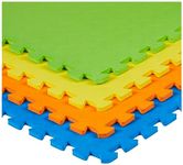 Amazon Brand - Solimo Interlocking Mat, Set of 8 Pieces, 1 cm Thickness