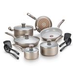 T-fal 2100108604 C728SE64 Cookware Set, Aluminum, Gold